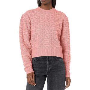 Womens Women's Joie Roland Cashmere Blend Sweater, DK Bisque Size: L NWT